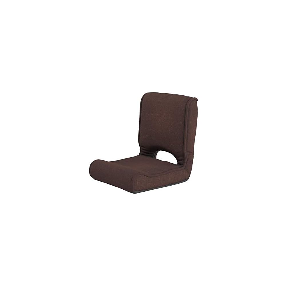 Takeda Corporation TRK-TC2BK Folding Floor Chair, Easy to Carry, Black, 15.7 x 15.4 x 18.1 inches (40 x 39 x 46 cm), Memory Foam Compact Chair