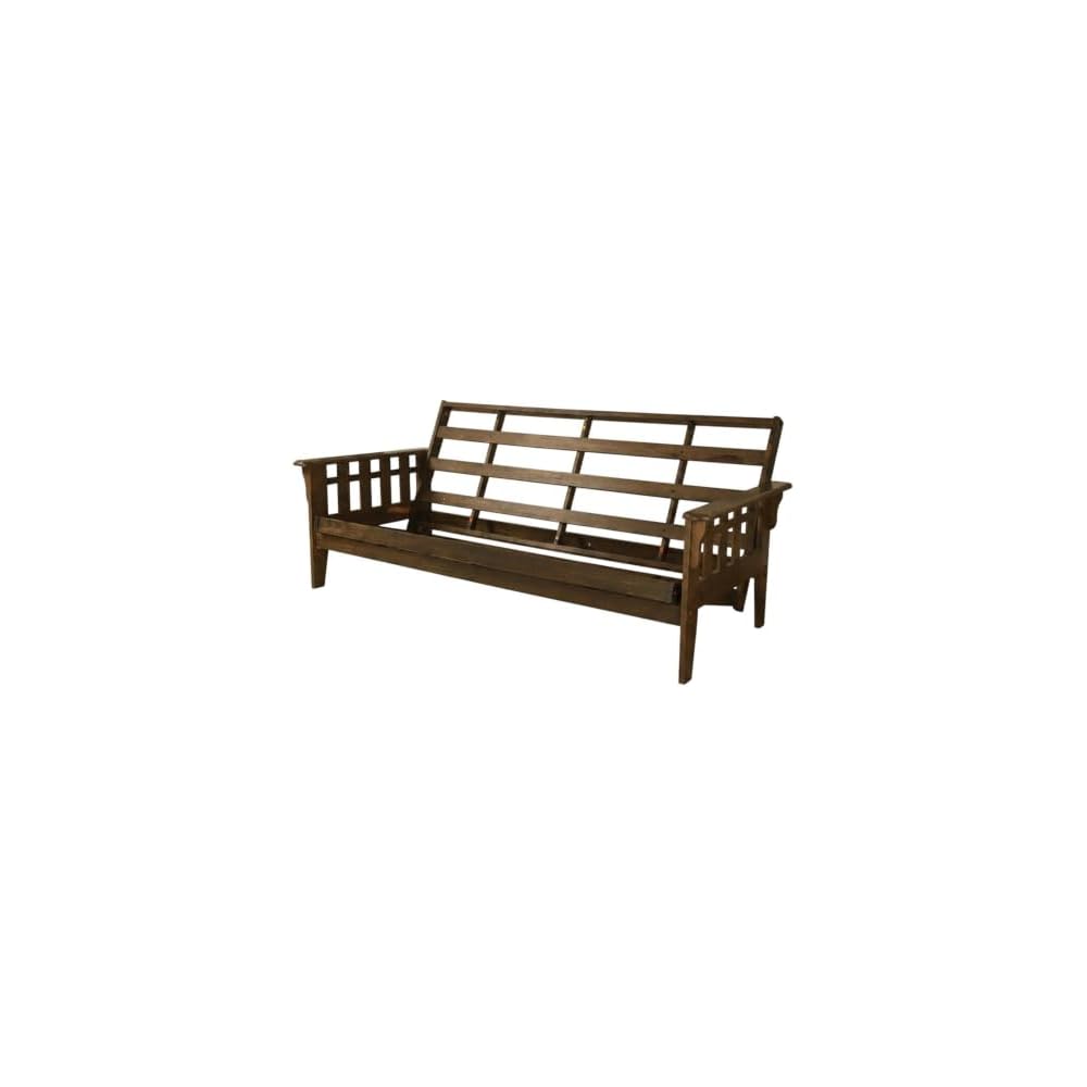 Kodiak Furniture Tucson Full Size Futon Frame, Rustic Walnut