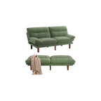 Pipishell Convertible Futon Sofa Bed, Corduroy, 75 inch, Green