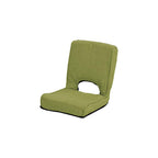 Takeda Corporation TRK-TC2BK Folding Floor Chair, Easy to Carry, Black, 15.7 x 15.4 x 18.1 inches (40 x 39 x 46 cm), Memory Foam Compact Chair
