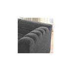 135" Oversized Compressed Sectional Boneless Sofa, Chenille Upholstered U-Shaped Foam Cloud Couch with 4 PCS, Upholstered Boneless Modular Sleeper Couch Lounger, No Assembly